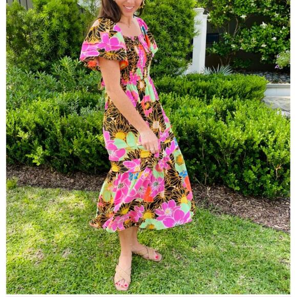 Pinch Dresses & Skirts - NWT Pinch Maxi Boho Dress Smocked Bodice Size Medium